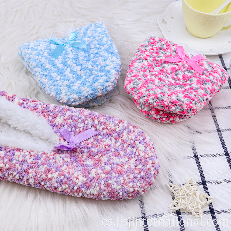 autumn winter fleece floor slippers